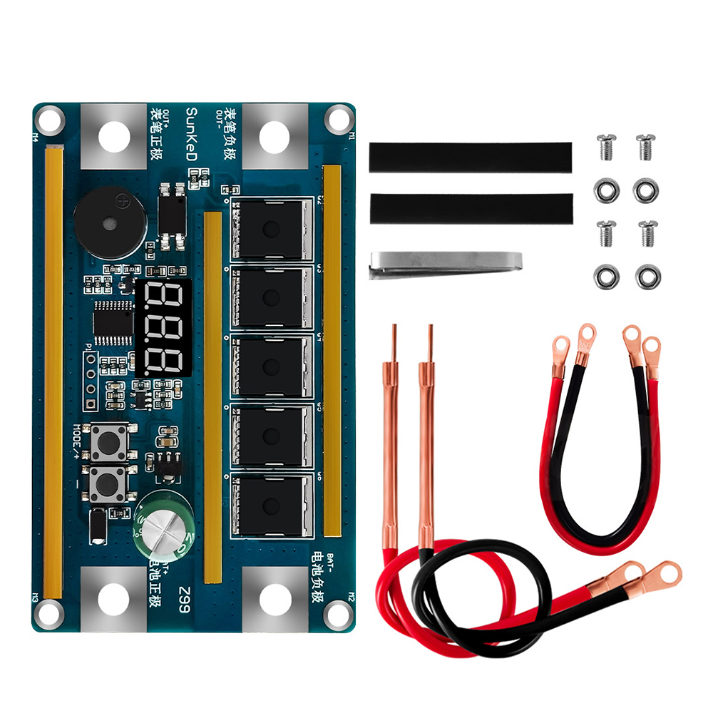 Diy Electronics Spot Welder - 12V Spot Welder PCB Printplaat 18650