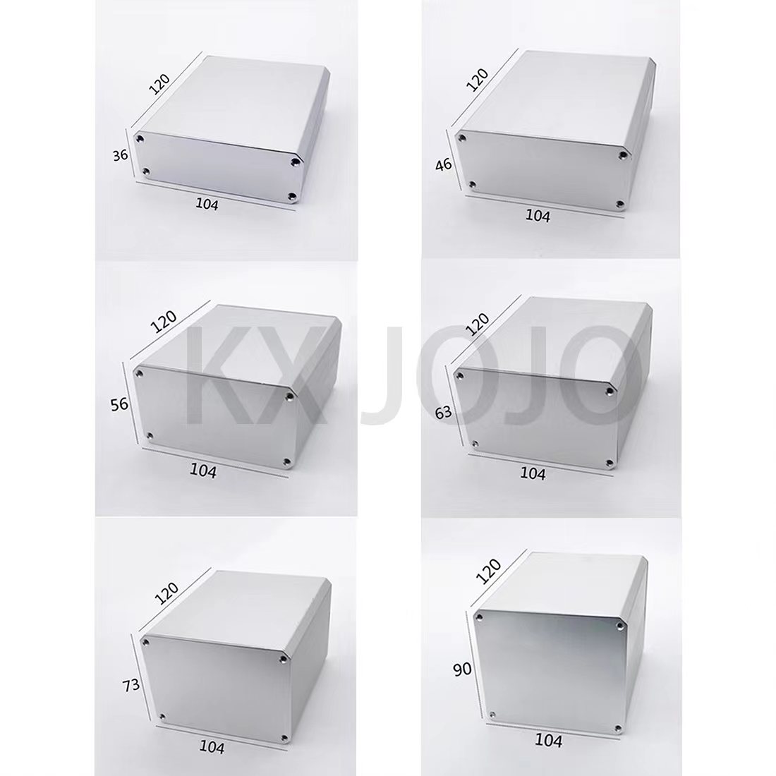 Diy Electronics Projects - Aluminium Behuizing 104*36/46/56/63/73/90*120Mm Doos Pcb Instrument
