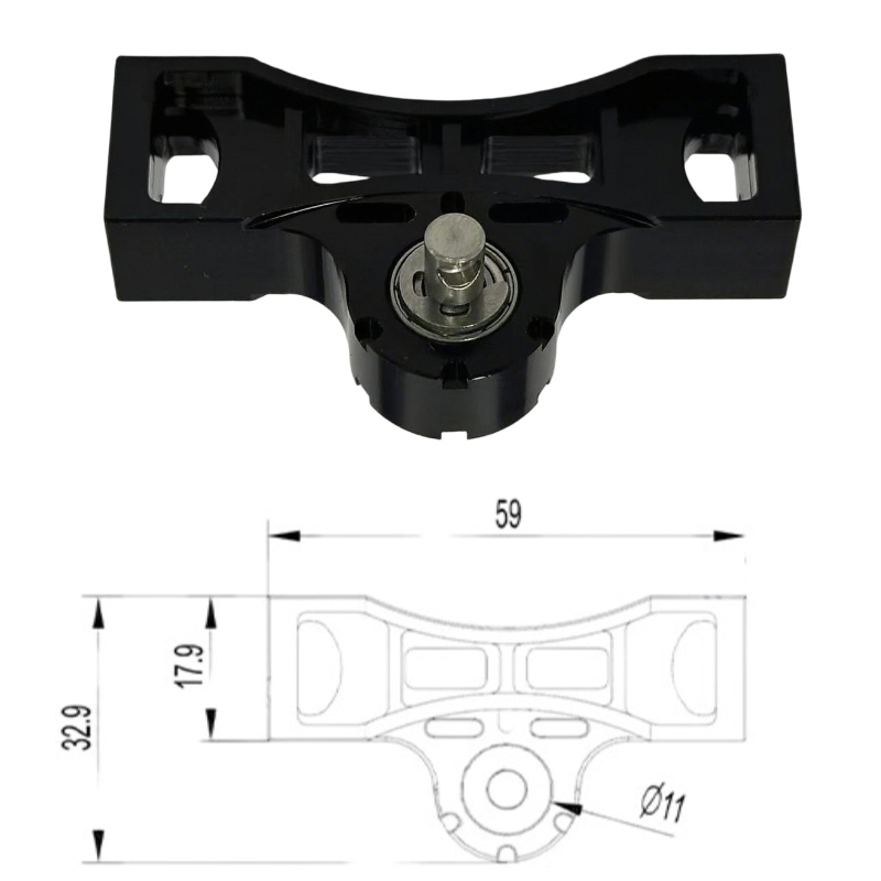Diy Electric Car - RC Auto Vrachtwagen Metalen Cross Lid