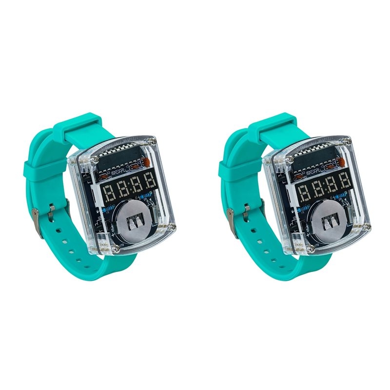 Diy Electronics Learning Kit - 2X DIY LED horloge elektronische kit