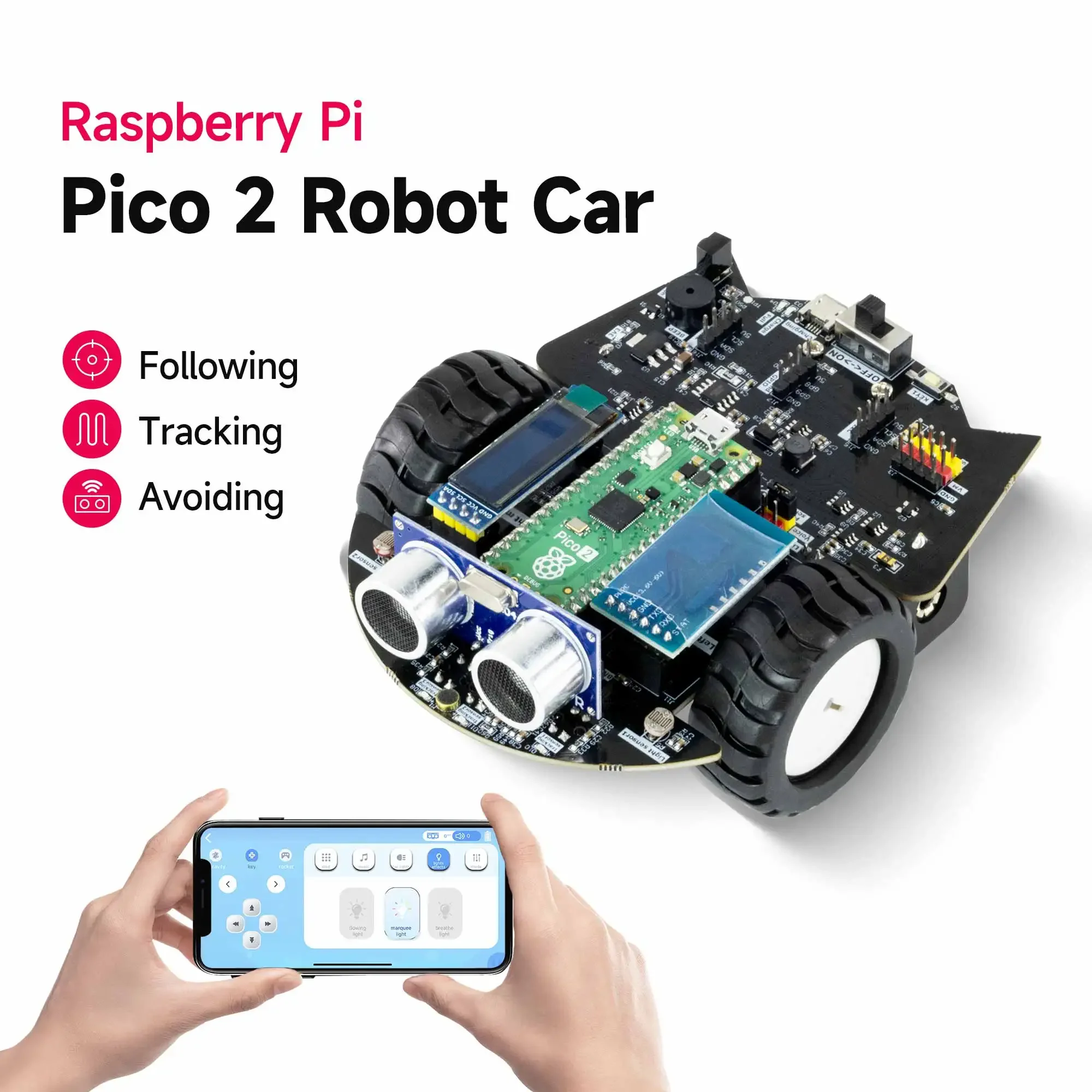 Yahboom Raspberry Pi Pico 2-ro - Diy Electronics Raspberry Pi recensie en prijs