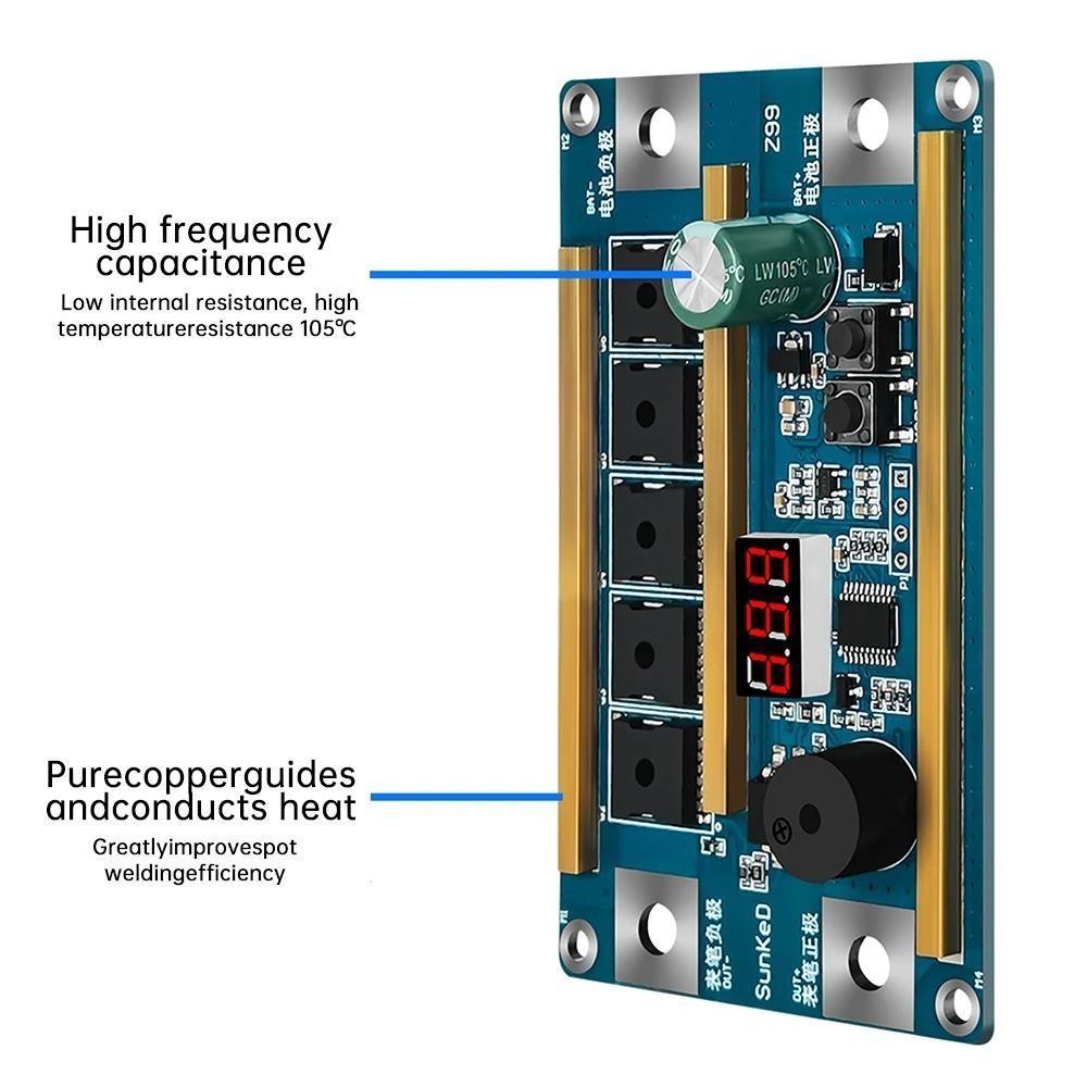 Draagbare 12V puntlasapparaat  - Diy Electronics Spot Welder recensie en prijs