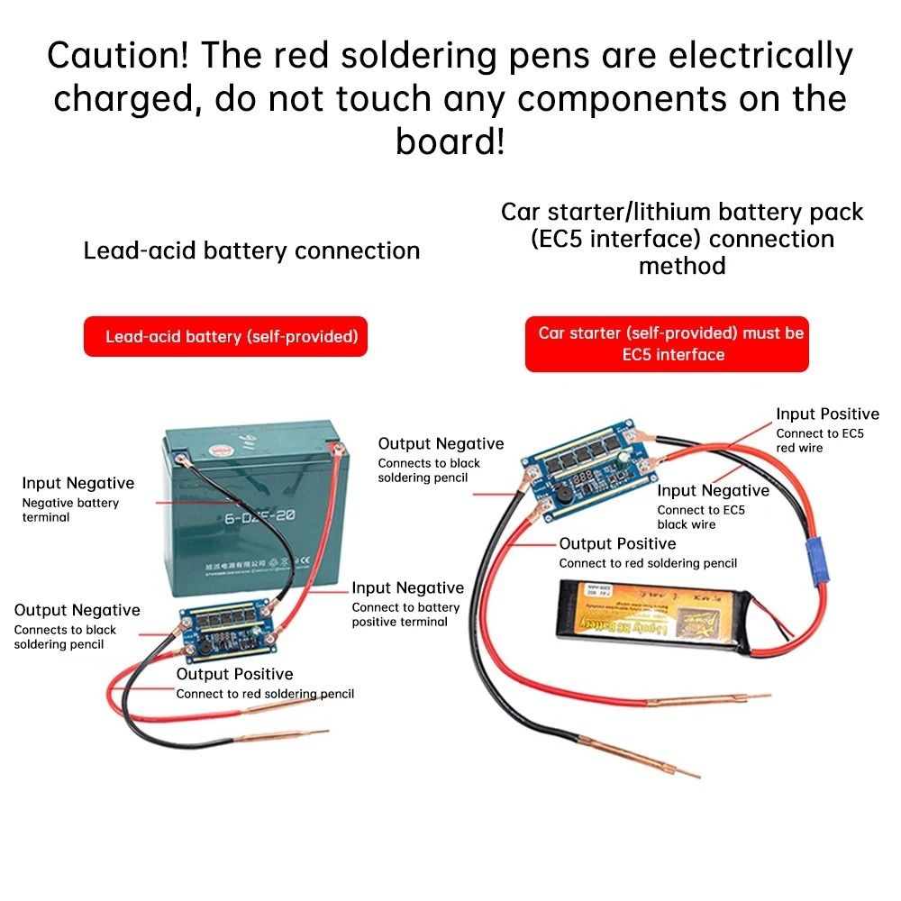 Draagbare 12V puntlasapparaat  - Diy Electronics Spot Welder recensie en prijs