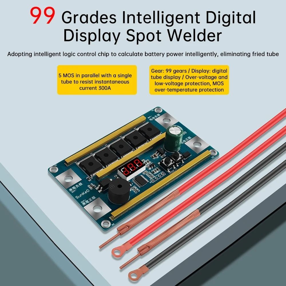 Draagbare 12V puntlasapparaat  - Diy Electronics Spot Welder recensie en prijs