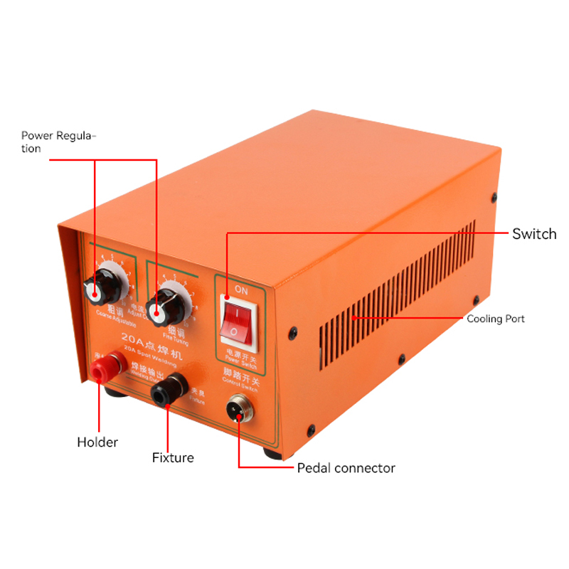 Juweliers 20A Spot Lasser Goud - Diy Electronics Spot Welder recensie en prijs