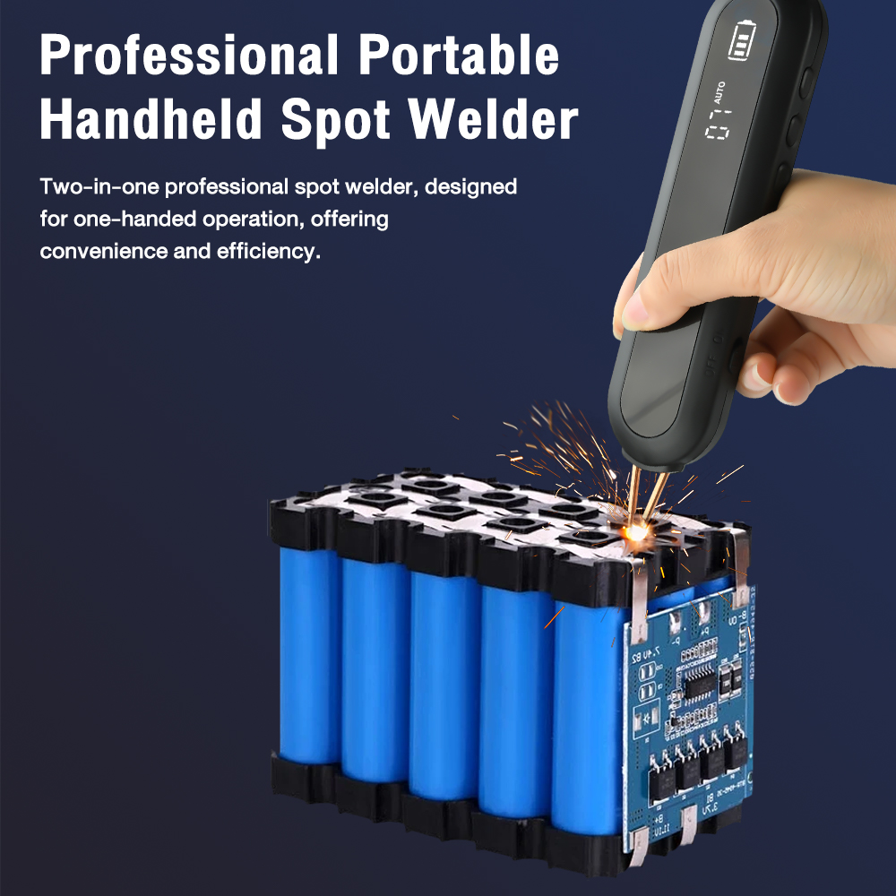 Alles-in-één draagbare puntlas - Diy Electronics Spot Welder recensie en prijs