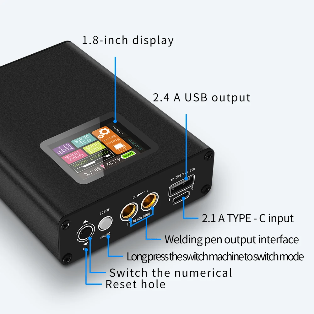 Digitale Display Spot Welder 0 - Diy Electronics Spot Welder recensie en prijs