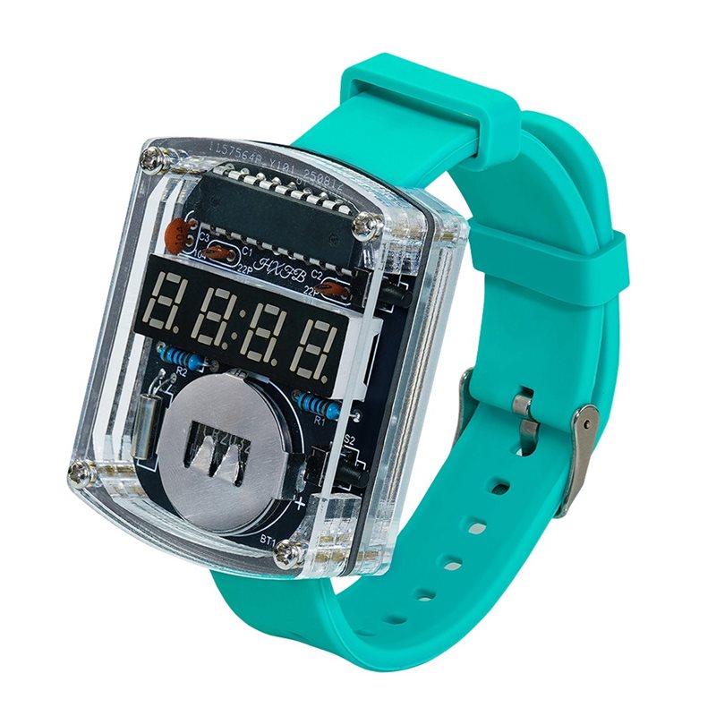 2X DIY LED horloge elektronisc - Diy Electronics Learning Kit recensie en prijs