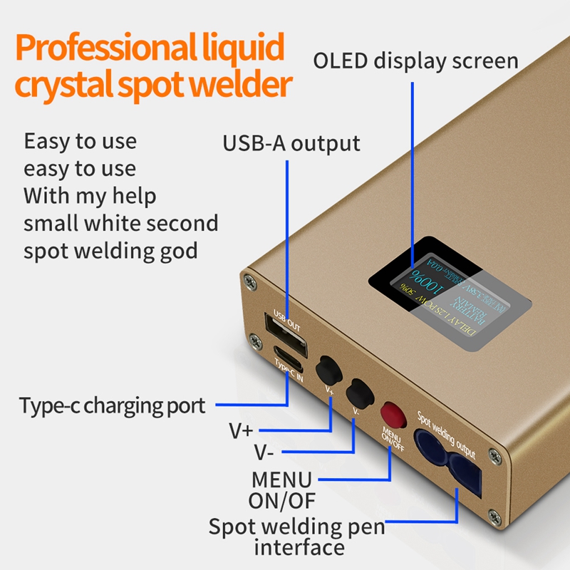 10600Mah DX10 Handheld Spot La - Diy Electronics Spot Welder recensie en prijs