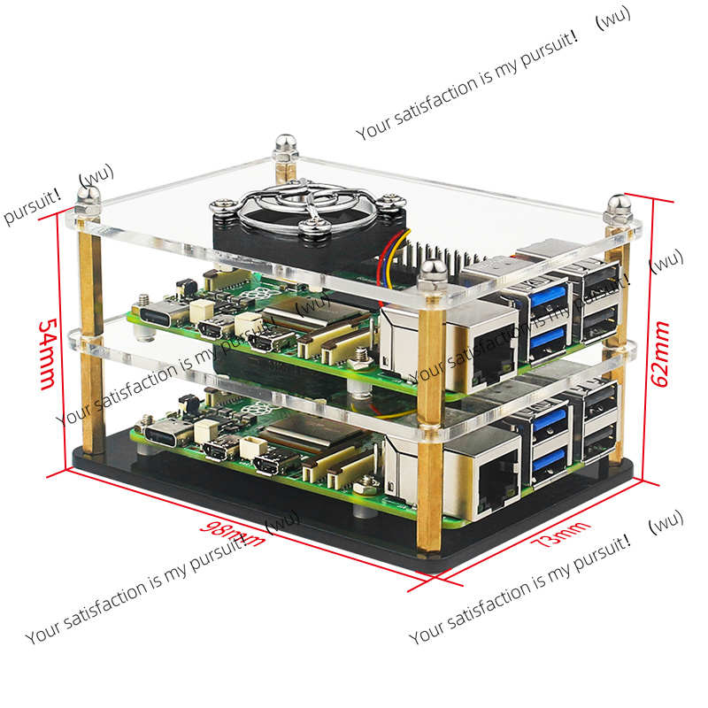 Raspberry Pi 5 Acryl Case Tran - Diy Electronics Raspberry Pi recensie en prijs