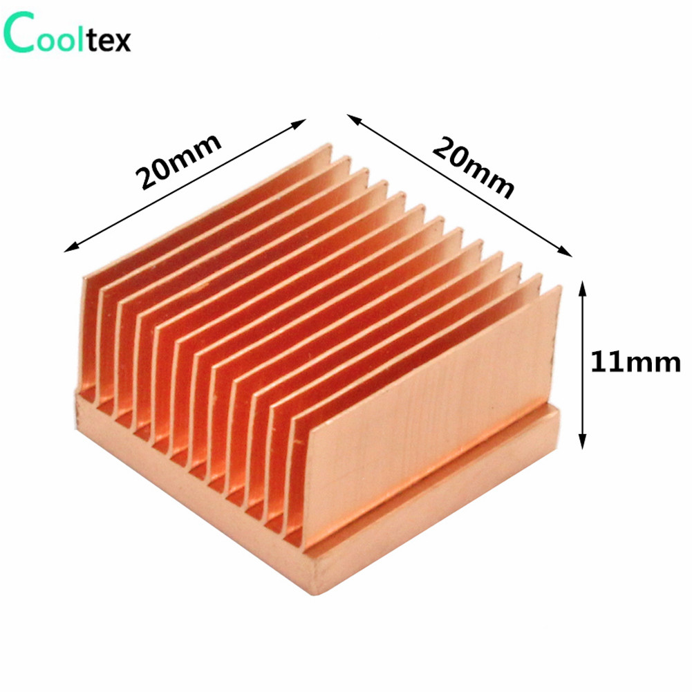 DIY Zuiver Koper Heatsink Skiv - Diy Electronics Raspberry Pi recensie en prijs