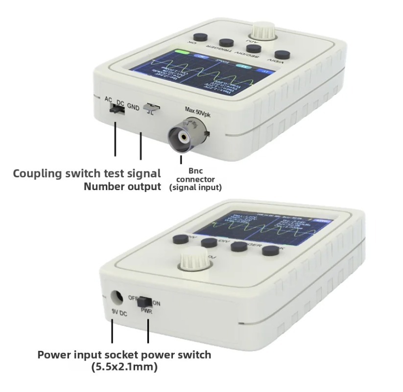Digitale oscilloscoop doe-het- - Diy Electronics Learning Kit recensie en prijs