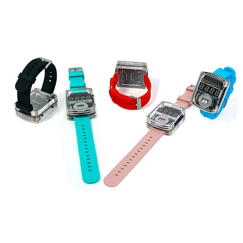 2X DIY LED horloge elektronisc - Diy Electronics Learning Kit recensie en prijs