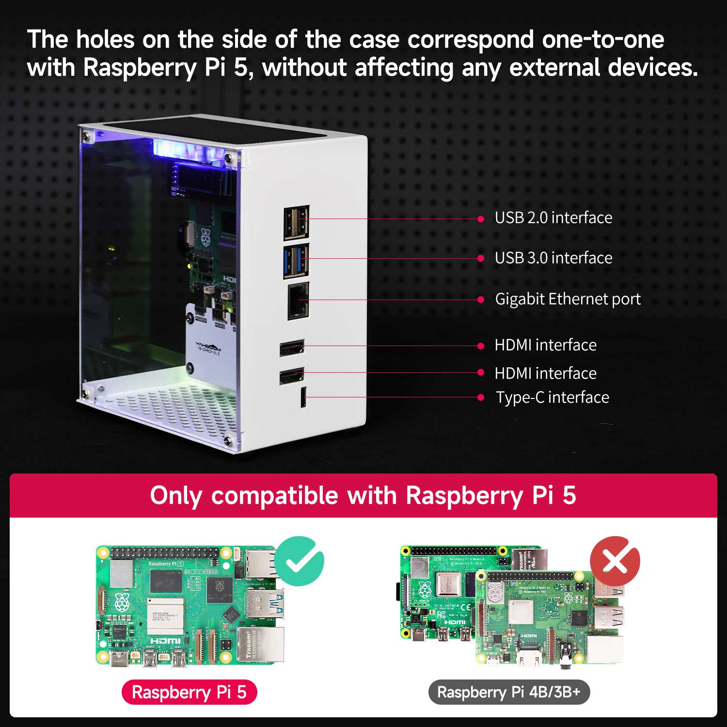 Raspberry Pi 5-behuizing besch - Diy Electronics Raspberry Pi recensie en prijs
